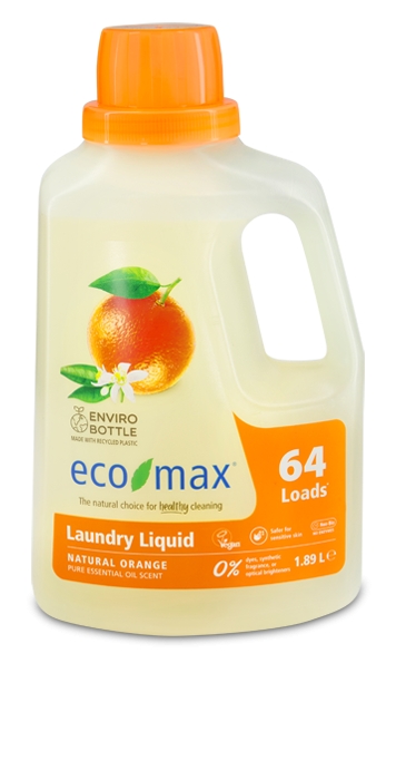 Detergent concentrat rufe cu portocala Ecomax 64 de spalari 1.89 L 1.89 imagine noua responsabilitatesociala.ro