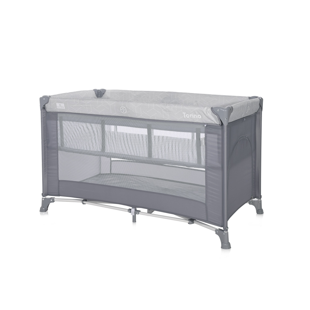 Patut pliabil Torino 2 nivele Grey Striped Elements - 3