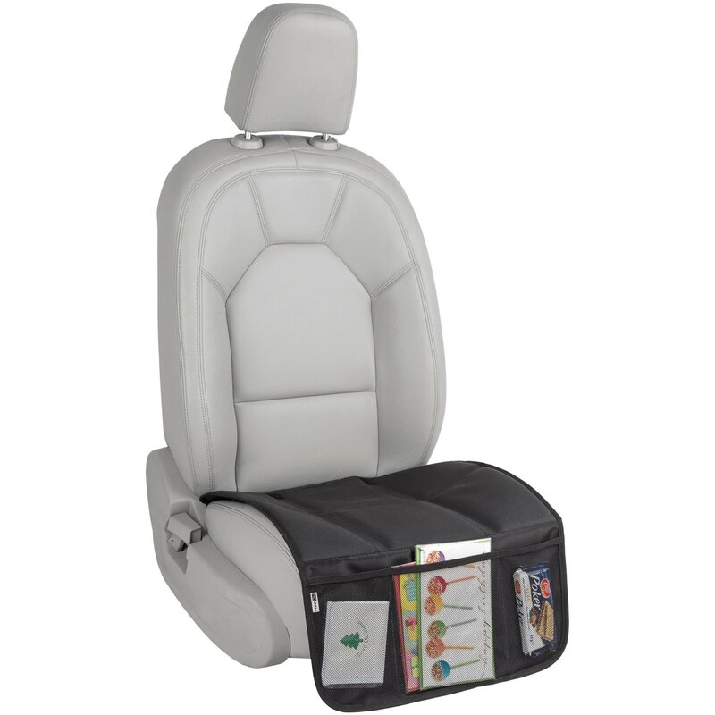 Protectie scaun auto bancheta si spatar FreeON cu organizator 3 in 1 123x48.5 cm negru - 2