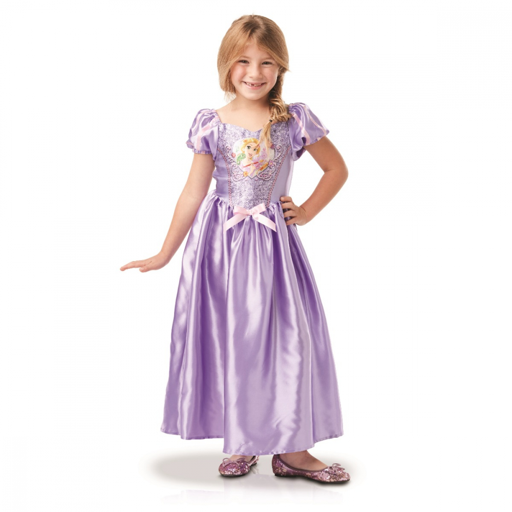 Rochita cu paiete Rapunzel Disney Princess 5-6 ani