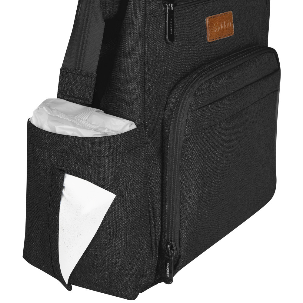 Rucsac multifunctional mamici Skiddou Astrid Onyx Negru - 3 | YEO