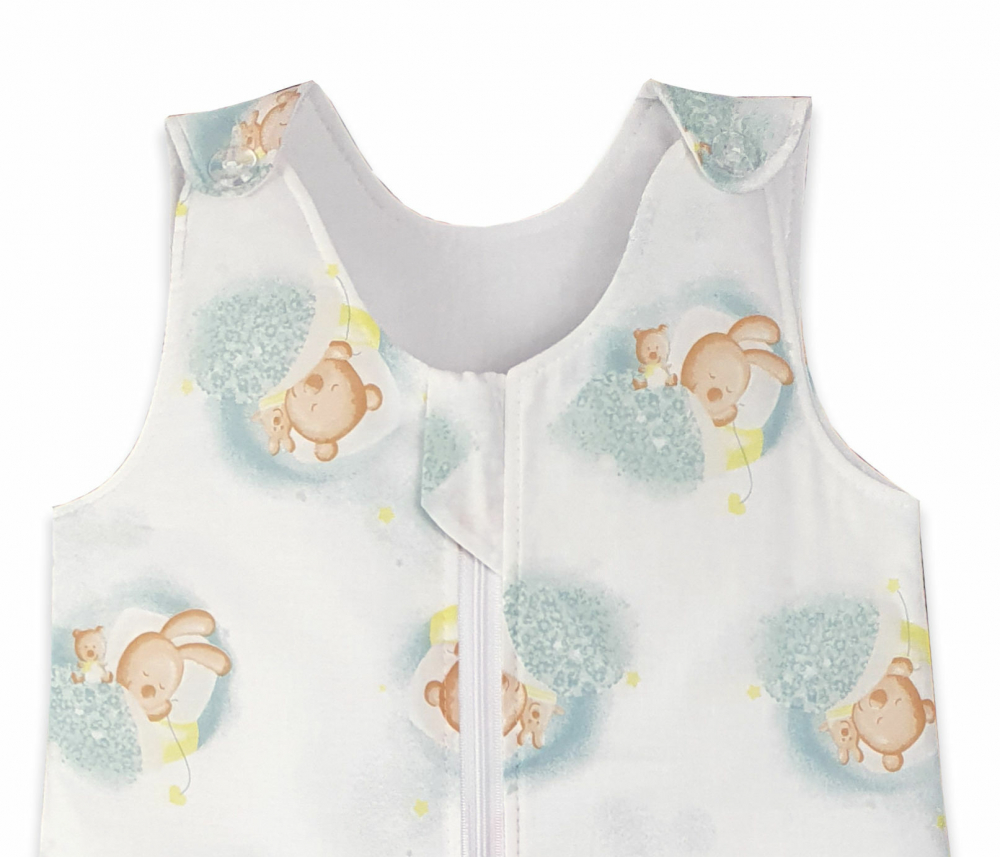 Sac de dormit copii 2.5 tog KidsDecor Blue Bears Dream din bumbac 85 cm (2-5 imagine 2022 protejamcopilaria.ro