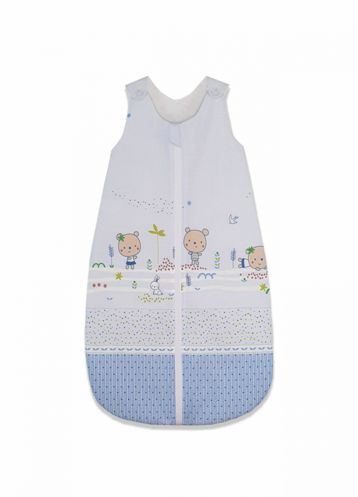 Sac de dormit copii 2.5 tog KidsDecor Poveste in doi din bumbac 95 cm