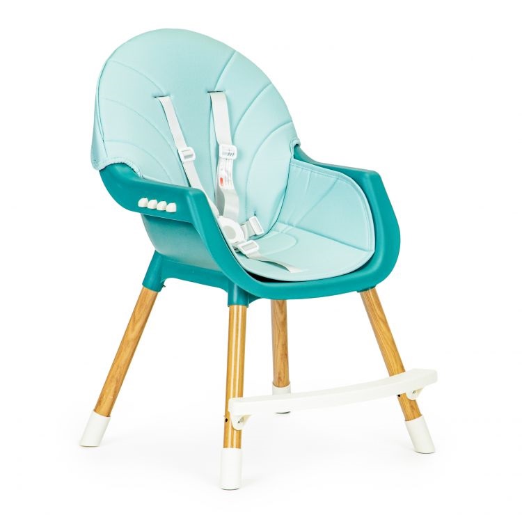 Scaun de masa 2 in 1 Little Mom Nordic Green - 4 | YEO