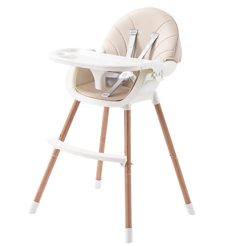 Scaun de masa 2 in 1 Little Mom Nordic White - 4 | YEO