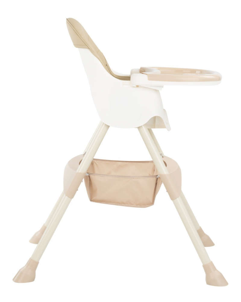 Scaun de masa KikkaBoo 2 in 1 cu picioare pliabile Brie Beige 2023 - 2 | YEO