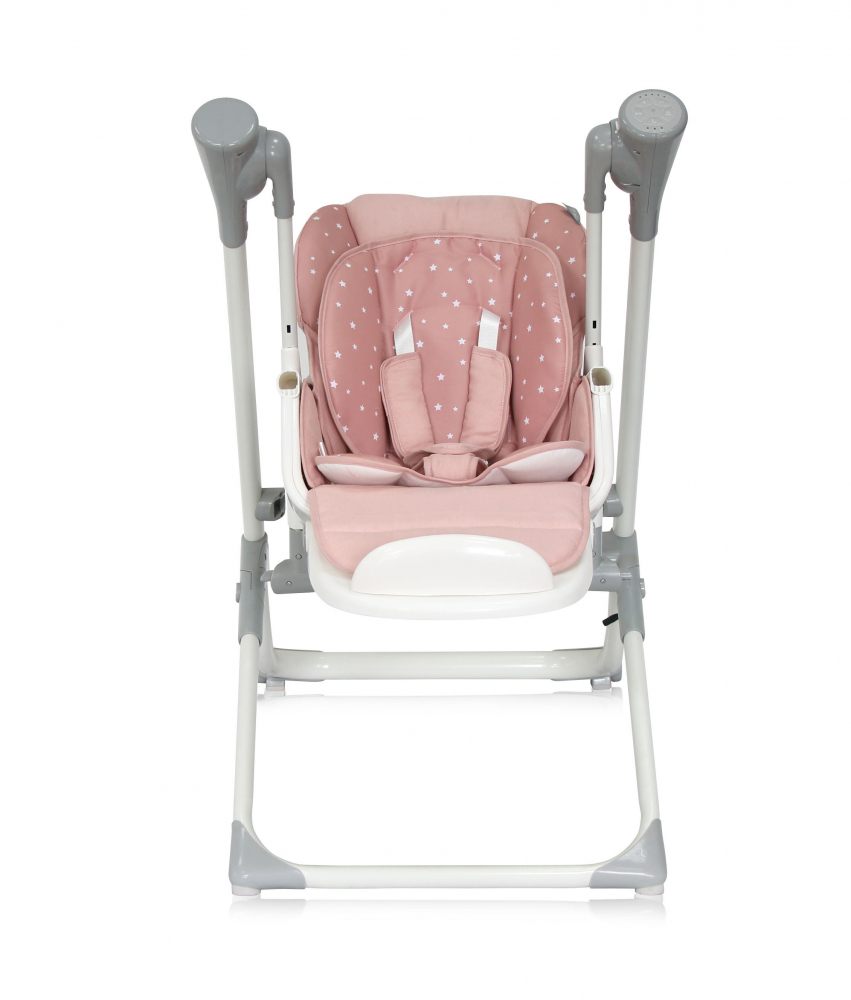 Scaun de masa si leagan electric Ventura Peach Beige Stars - 2 | YEO