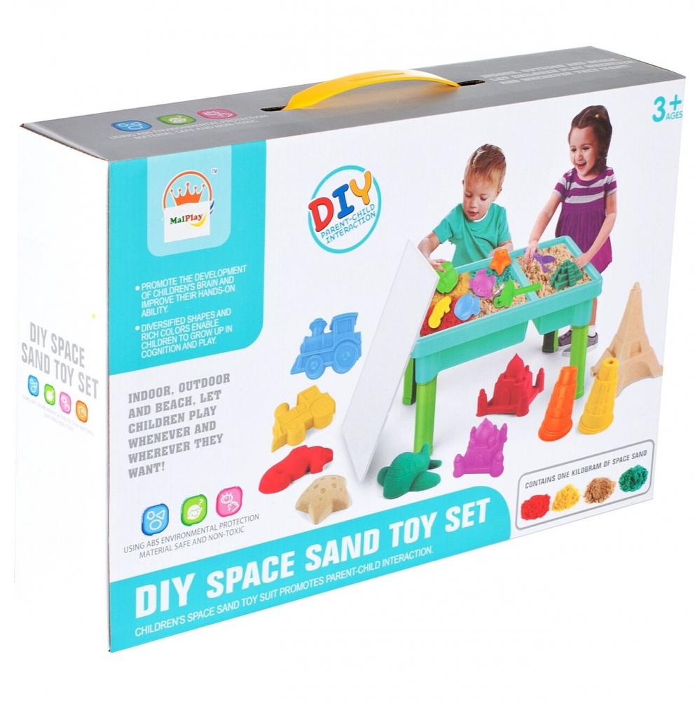 Masuta de joaca pentru apa si nisip cu accesorii incluse Space Sand - 2 | YEO