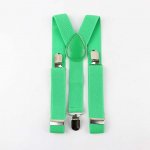 Bretele colorate pentru copii Model i Verde