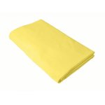 Cearceaf galben KidsDecor cu elastic din bumbac 80 x 190 cm