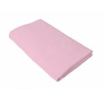 Cearceaf roz KidsDecor cu elastic din bumbac 70 x 140 cm