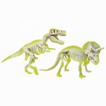 Set descopera dinozaurul T-Rex si Triceraptor Fluo stiinta si joaca