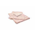 Lenjerie de pat pentru copii 3 piese Ursuletul Martinica roz 60x120 cm 75x100 cm