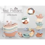 Set jucarii pentru baita din material organic Vaporasele