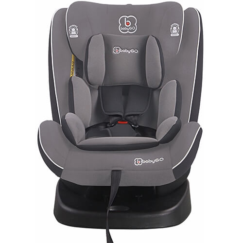 Scaun auto BabyGo rotativ cu isofix Nova 360 Grey 0-36 kg