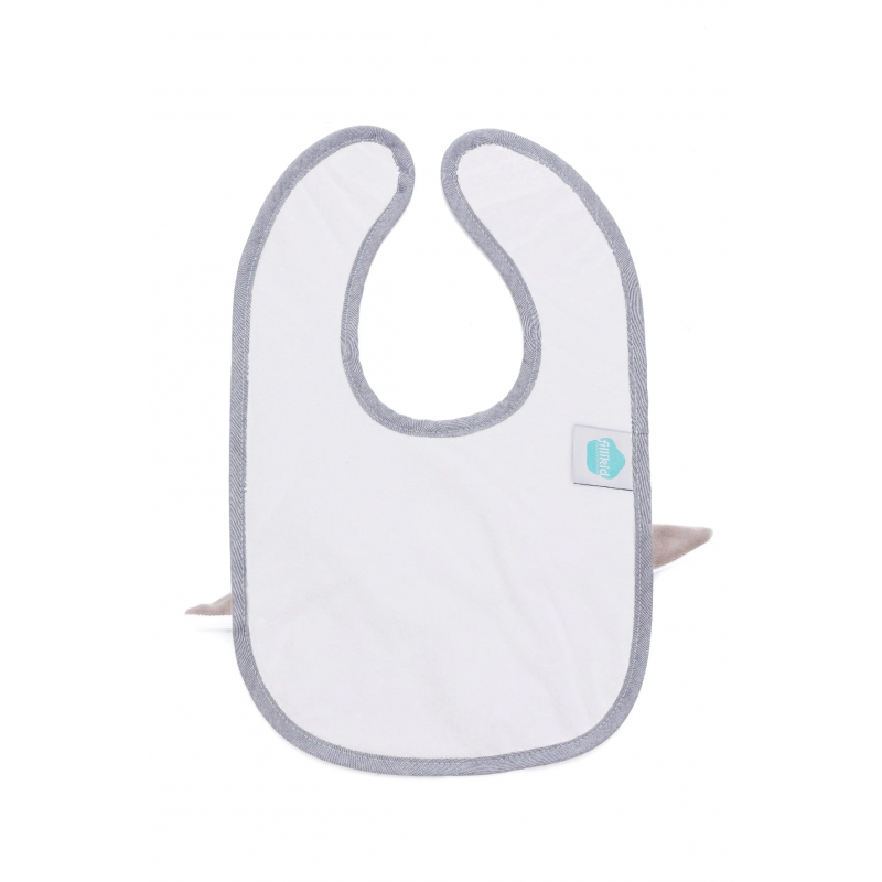 Baveta fillikid din bumbac organic magarus grey