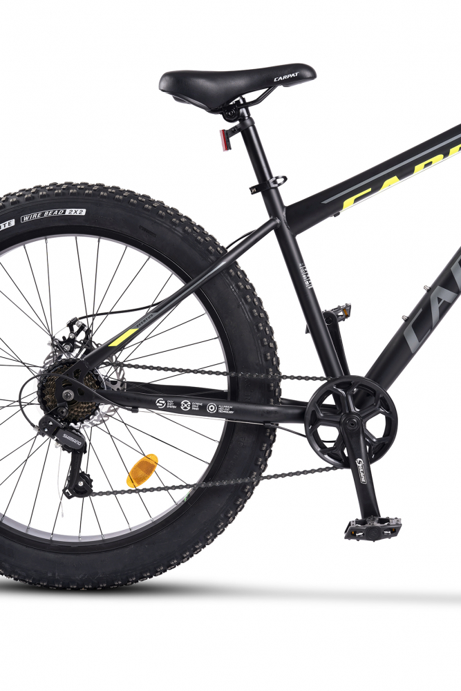 Bicicleta MTB-Fat Bike Carpat Aventus C26217A 26 Inch negrugrigalben - 1