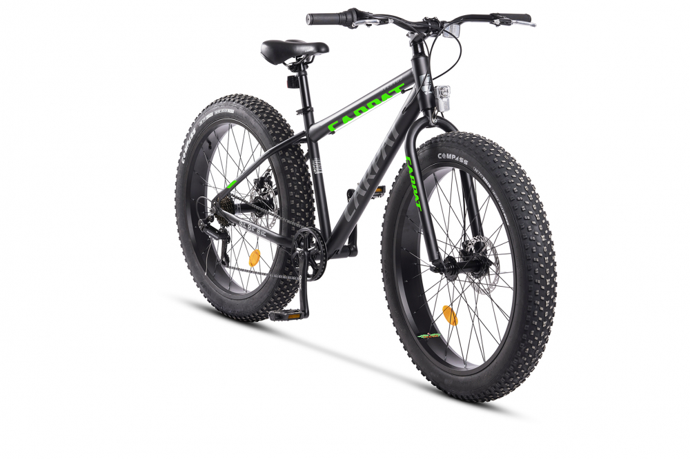 Bicicleta MTB-Fat Bike Carpat Aventus C26217A 26 Inch negrugriverde