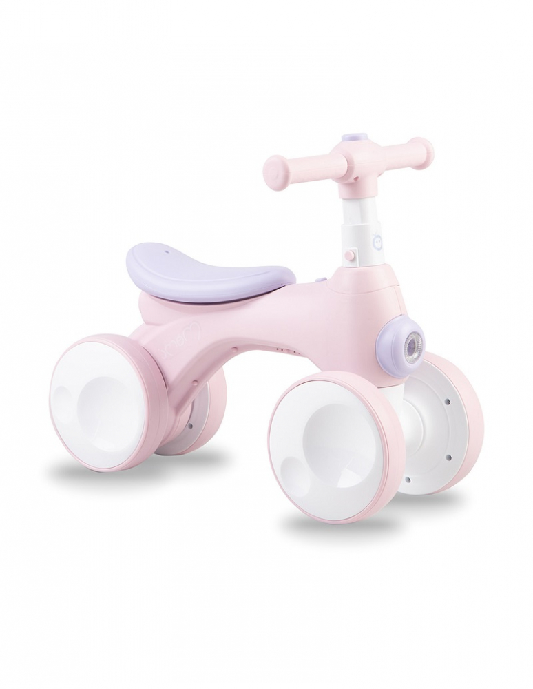 Bicicleta cu lumini sunet si difuzor de balonase Momi Tobis Pink - 5