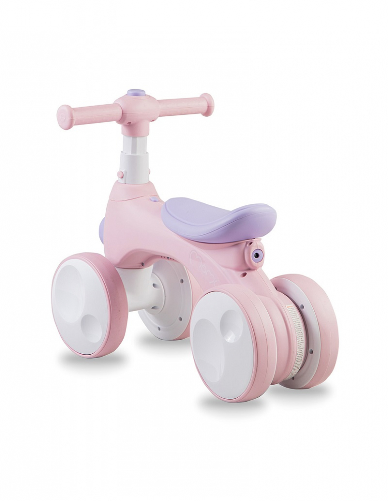 Bicicleta cu lumini sunet si difuzor de balonase Momi Tobis Pink - 2