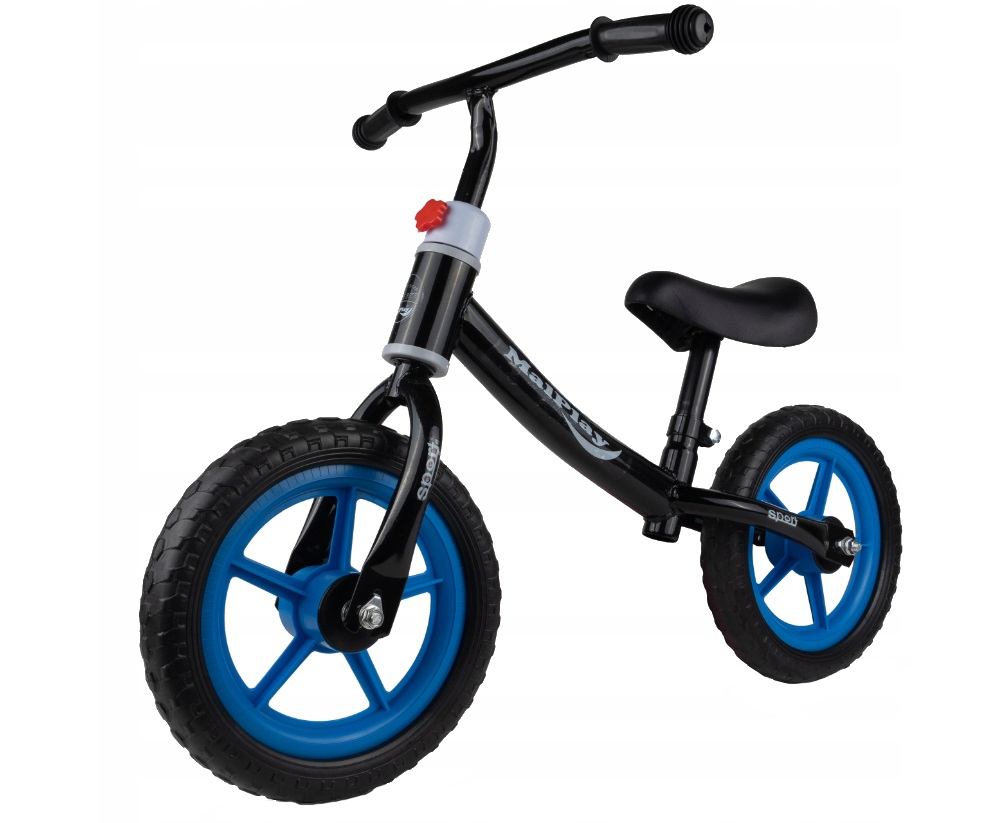 Bicicleta fara pedale MalPlay cu roti EVA 12 inch Blue - 6