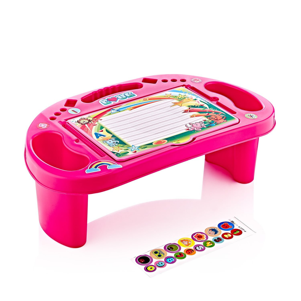 Masuta de activitati pentru copii 31x55x18 cm Activity Table Pink