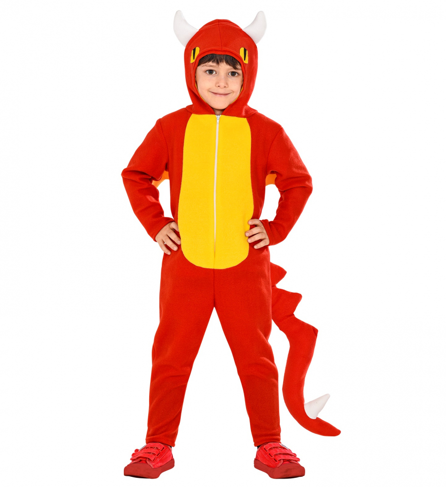 Costum Dragon Rosu Copii - 4 - 5 ani / 116cm