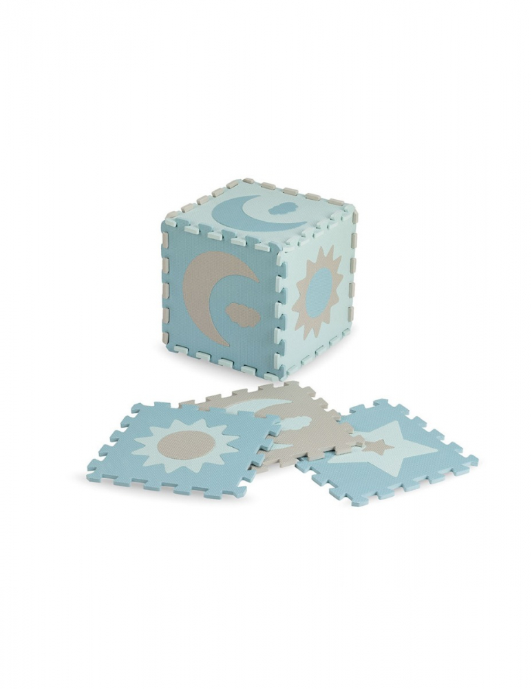 Covoras de joaca puzzle Momi Nebe 93 x 93 cm Blue - 2