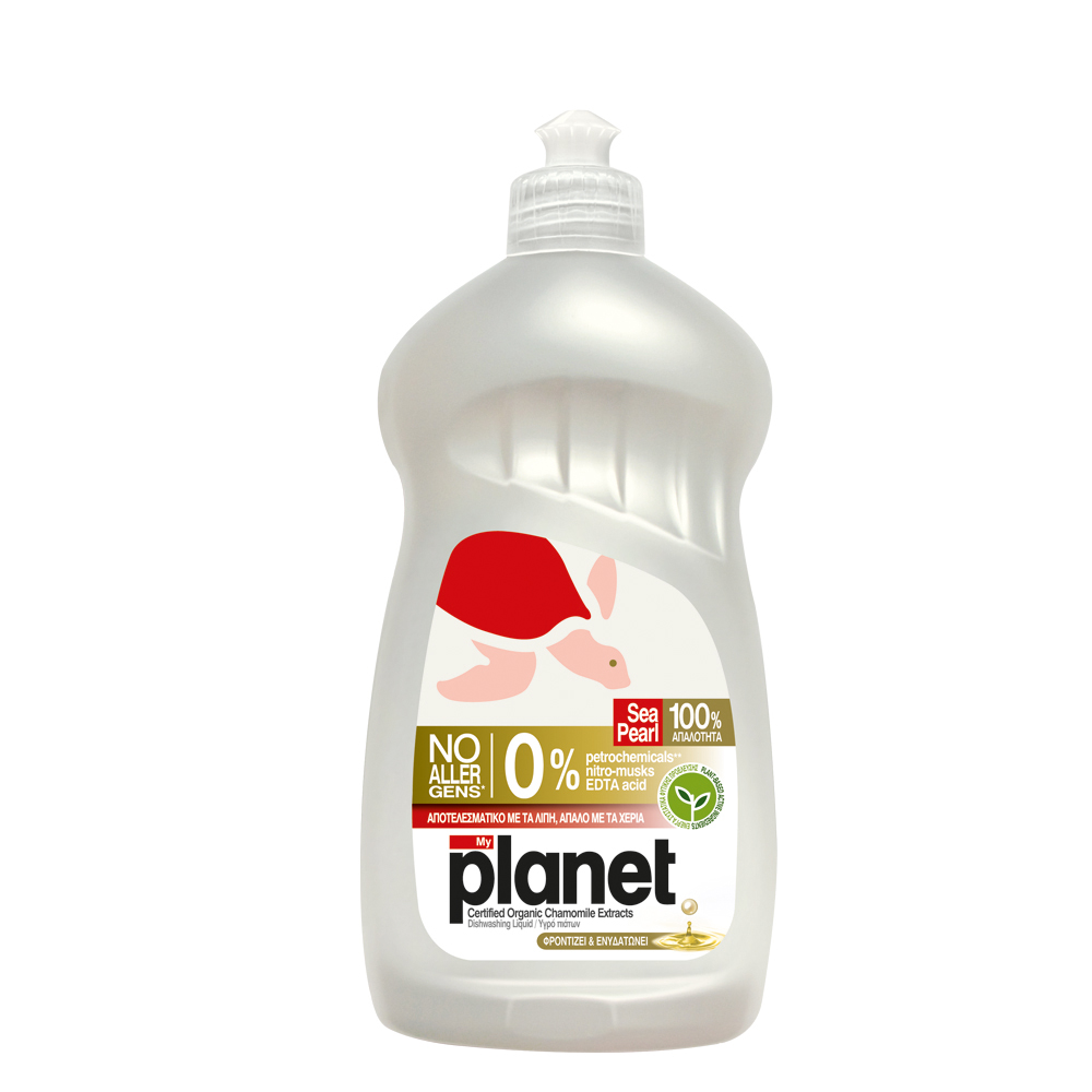 Detergent vase My Planet perla cu musetel 425ml