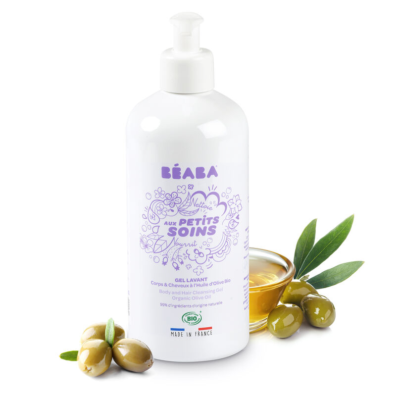 Gel de dus corp si par pentru bebelusi Beaba 500 ml Certificat Organic - 2 | YEO