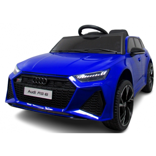 Masinuta electrica R-Sport cu telecomanda Audi RS6 albastru - 1