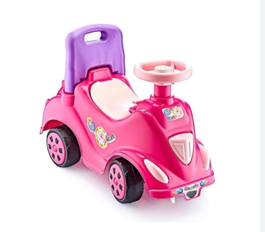 Masinuta fara pedale First Step Car Pink CAR imagine noua responsabilitatesociala.ro