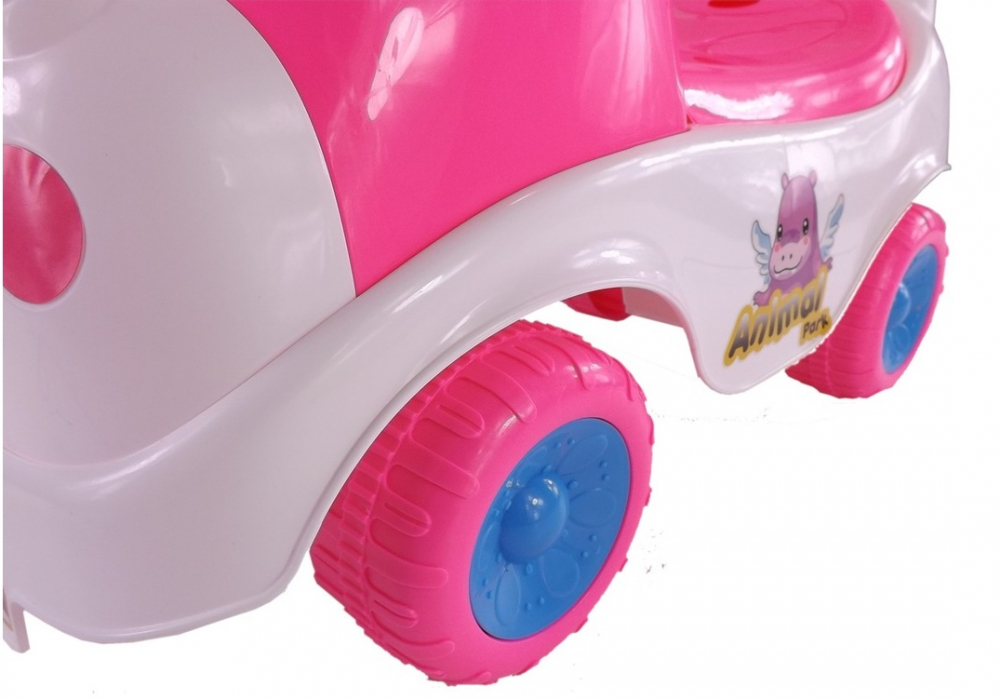 Masinuta fara pedale MalPlay Hipcio Walker Pink - 12