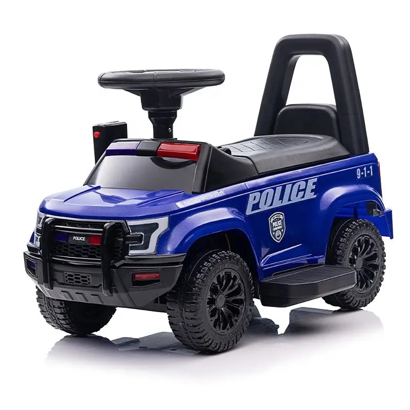 Masinuta fara pedale Nichiduta Police Blue Vehicule fara Pedale imagine 2022