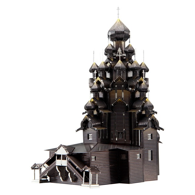 Puzzle 3D Piececool Biserica Transfigurarii Kizhi metal 220 piese