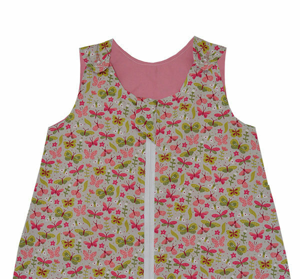 Sac de dormit copii 0.5 tog kidsdecor dansul fluturasilor din bumbac 85 cm