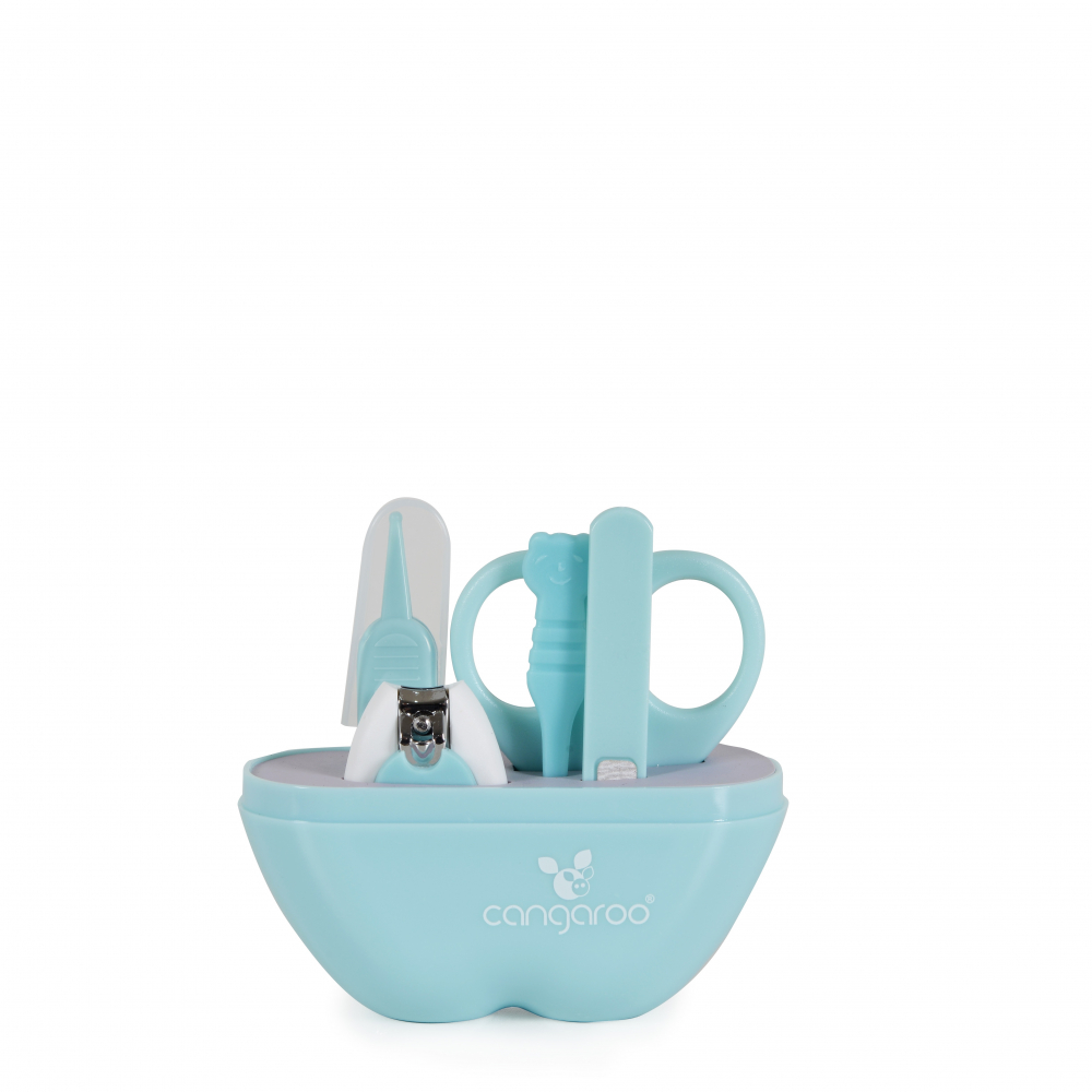 Set manichiura bebelusi Cangaroo Apple Blue - 1 | YEO