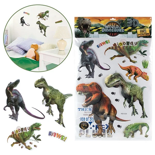 Set stickere perete Toi-Toys 3D Lumea Dinozaurilor - 5