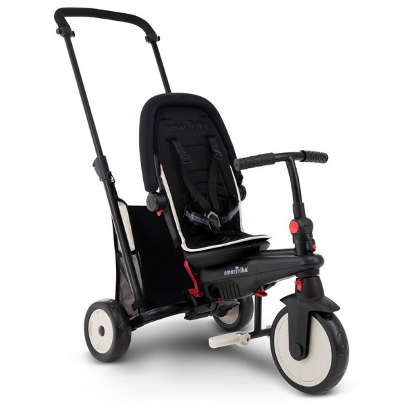 Tricicleta Smart Trike 6in1 pliabila STR3 Negru cu garnitura bej - 3 | YEO