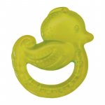 Inel de dentitie Sunny baby cu gel 3L+ Ratusca verde