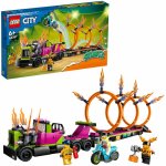 Lego City camion de cascadorie si provocarea cercurilor de foc