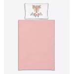 Lenjerie pat 2 piese Klups Nature and Love Rose N001-C4