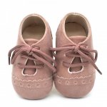 Pantofiori eleganti bebelusi Roz 0-6 Luni