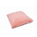 Perna pufoasa de plus KidsDecor roz din polyester 37x37 cm