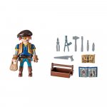 Figurina Playmobil Cavalerul Dario cu unelte
