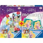 Puzzle Joc Memory Printesele Disney 25/36/49 piese