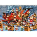 Puzzle Bluebird Francois Ruyer ready for christmas delivery season 1000 piese
