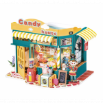 Puzzle 3D Casuta DIY Rainbow Candy House RoLife 179 piese