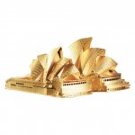 Puzzle 3D Piececool Sydney Opera House metal 62 piese
