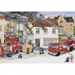 Puzzle Brigada de pompieri 2X24 piese
